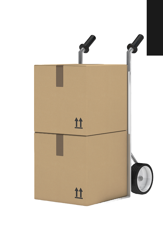 Boxes on dolly